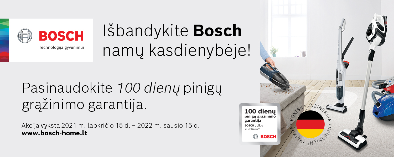 Bosch namų kasdienybėje
